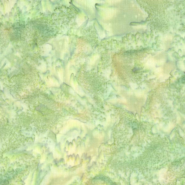 Hoffman 1895 Batik Watercolour Pesto 1/2m