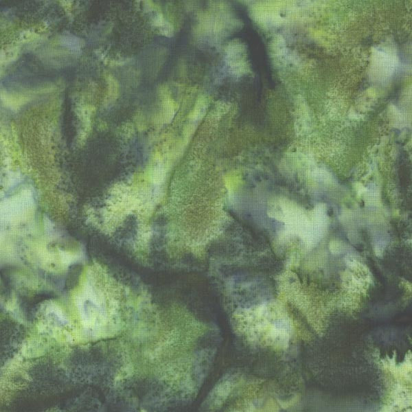 Hoffman 1895 Batik Watercolour Spinach 1/2m