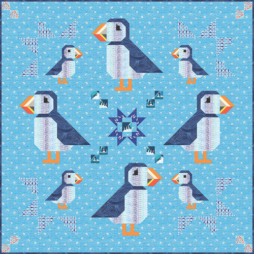 FreeSpirit Fabrics - Puffin Star Quilt