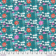 PWES044.Teal Waves, Colori by Estè MacLeod 1/2m
