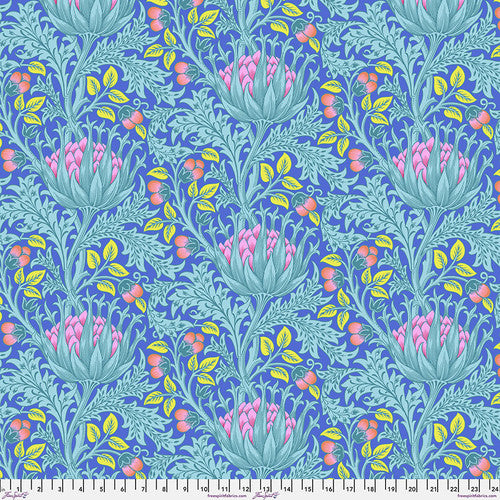 Free Spirit - Kaffe Fassett x Morris & Co - Artichoke Blue 1/2m