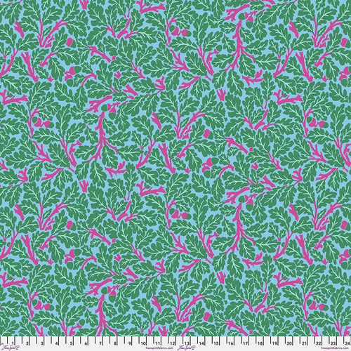 Free Spirit - Kaffe Fassett x Morris & Co - Oak Turquoise 1/2m
