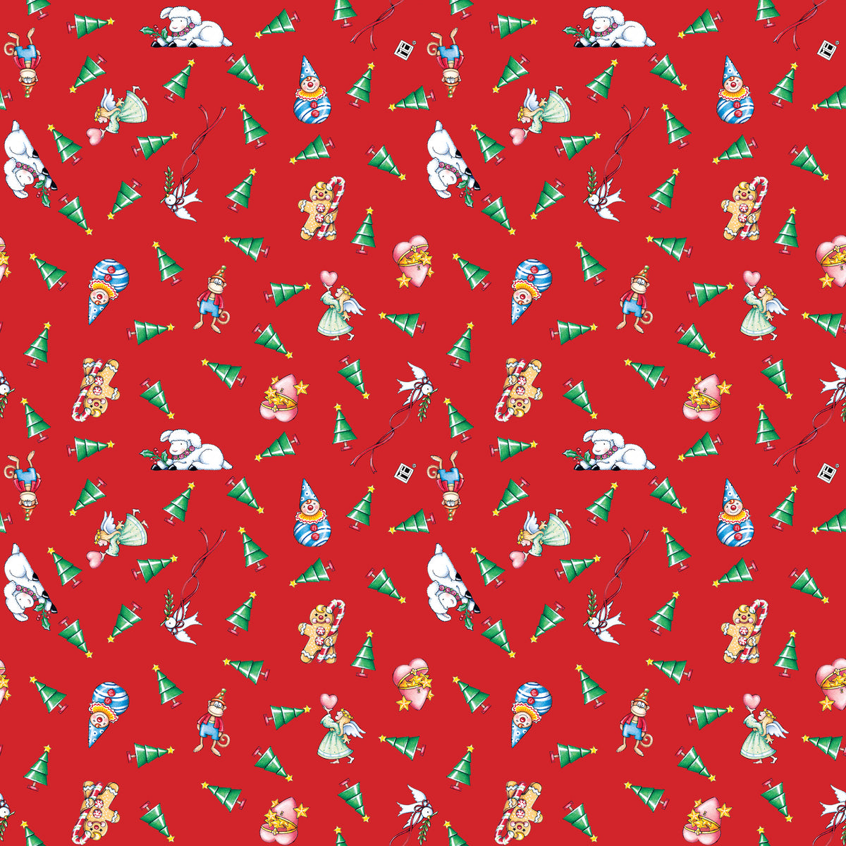 So Much Joy! Christmas Tree Toss Red