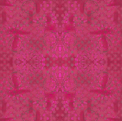 Pizzazz - Medallions Small - Fuchsia 1/2m