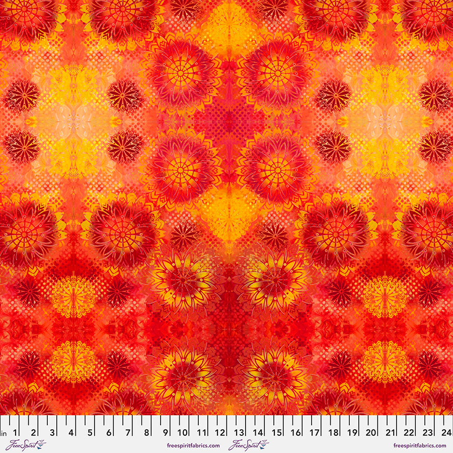 Sue Penn - Happy Blooms Sunburst Flame