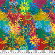 Sue Penn - Happy Blooms Pinwheels Multi