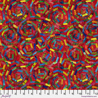 Free Spirit - Paper Trees Forest Path Red1/2m
