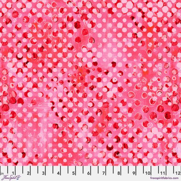 PWSP095 Rosy Splatters - Skylights by Sue Penn 1/2m