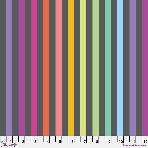 PWTP231.Carbon Disco Stripe, True Colors Graywork 1/2m