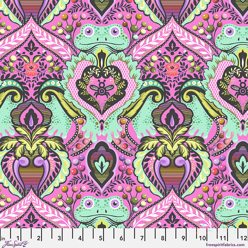 Pre-Order Now PWTP274.Gumball Frog Prince, Prince Charming Déjà Vu by Tula Pink 1/2m