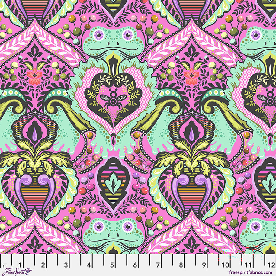 Pre-Order Now PWTP274.Gumball Frog Prince, Prince Charming Déjà Vu by Tula Pink 1/2m