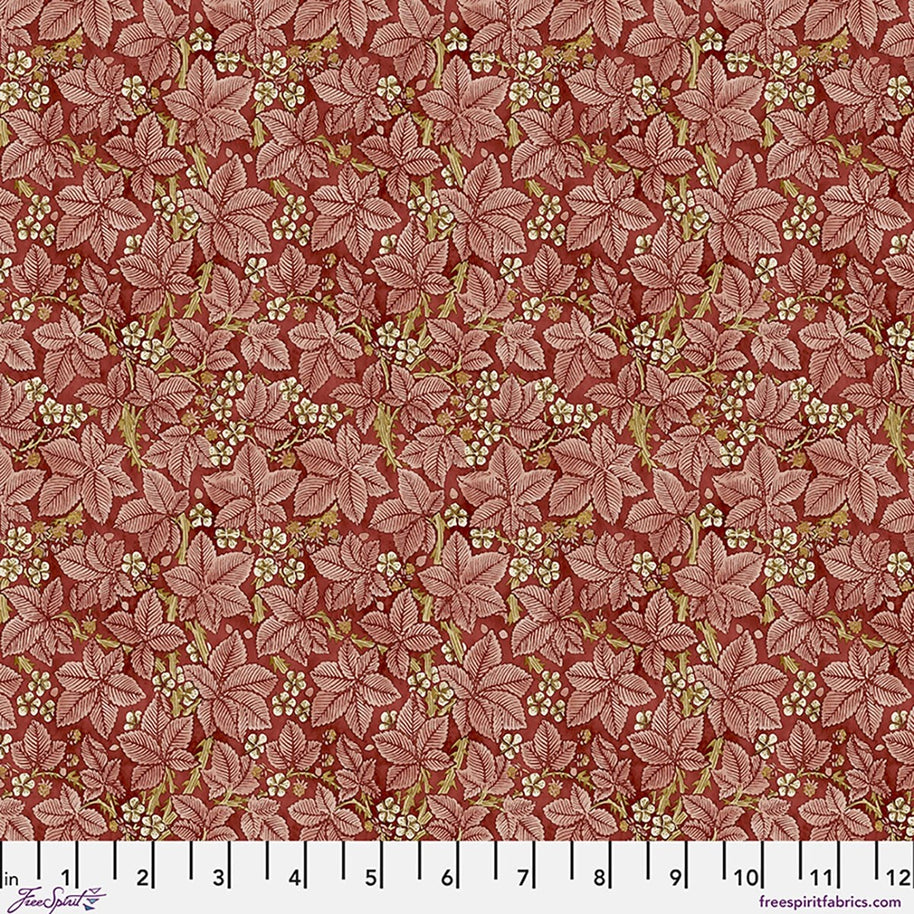 PWWM056.Scarlett Bramble, Suffolk Holiday Collection by Morris & Co 1/2m