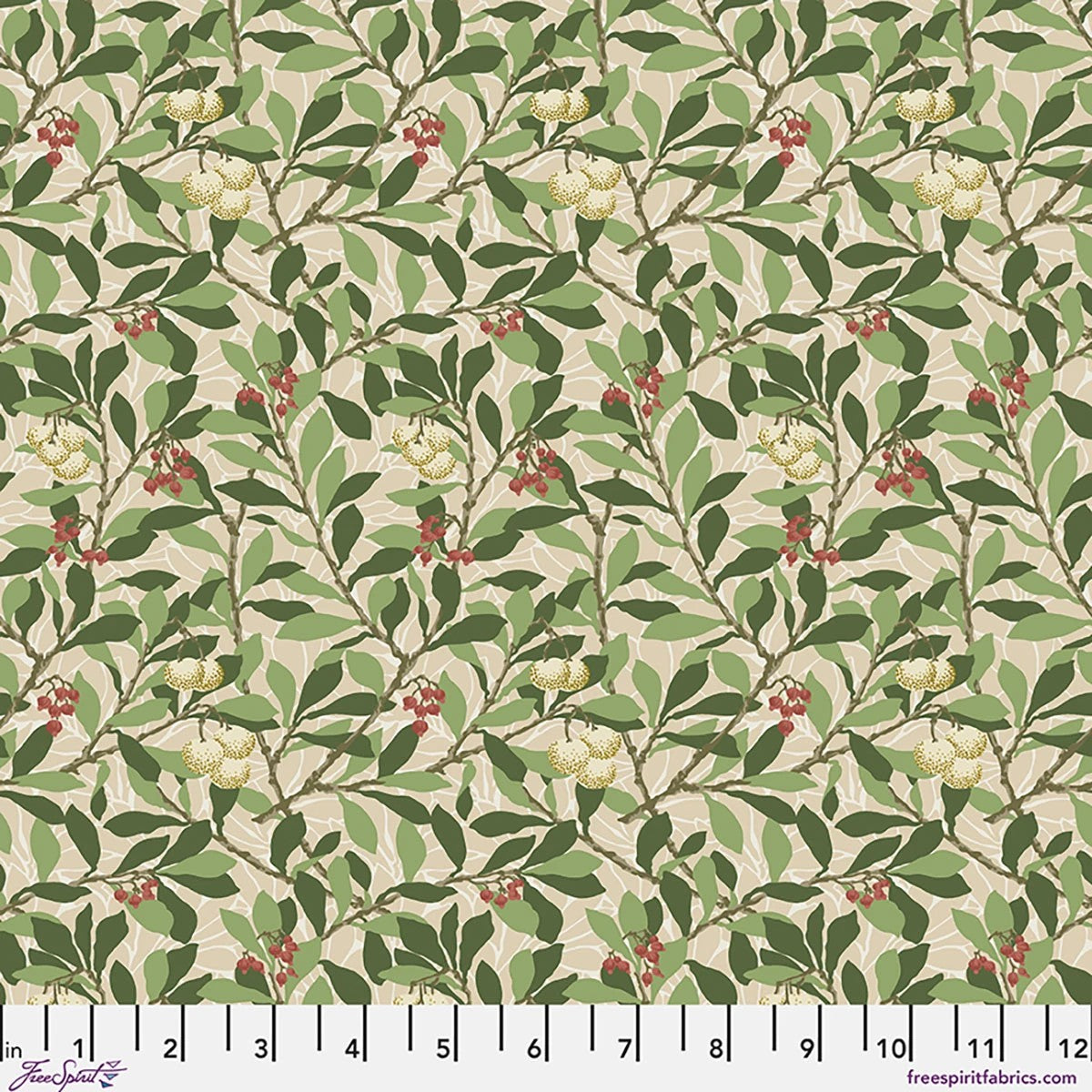 PWWM117.Bay Arbutus, Suffolk Holiday Collection by Morris & Co 1/2m