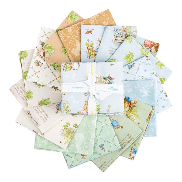 Peter Rabbit and Benjamin Bunny 15 Fat Quarter Bundle by Riley Blake Designs