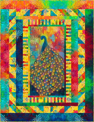 Extravagant Plumage Quilt Kit