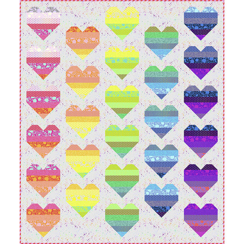 Floating Hearts Quilt Kit