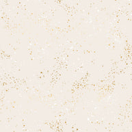 RS505514M - 108” Speckled White Gold Extra Wide Quilt Backing (108in) by Rashida Coleman Hale 1/2m