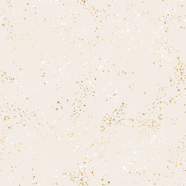 RS505514M - 108” Speckled White Gold Extra Wide Quilt Backing (108in) by Rashida Coleman Hale 1/2m