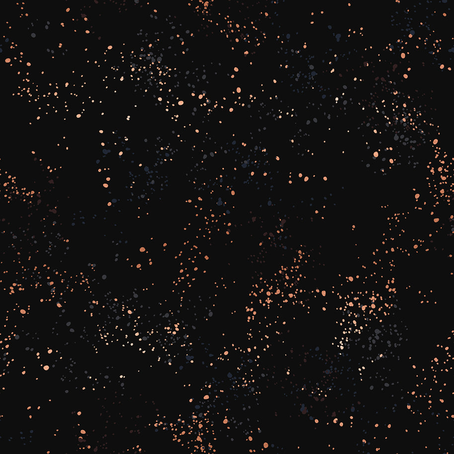 RS5055 61M - 108” Speckled Black Extra Wide Quilt Backing (108in) by Rashida Coleman Hale 1/2m