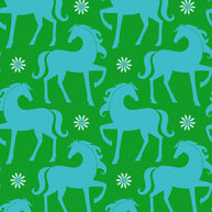 Carousel Fancy Horse Verdant