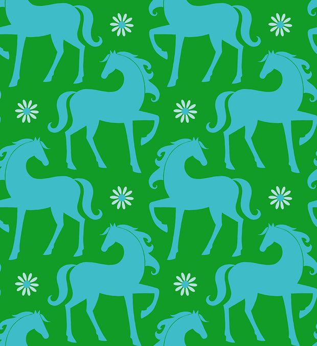 Carousel Fancy Horse Verdant