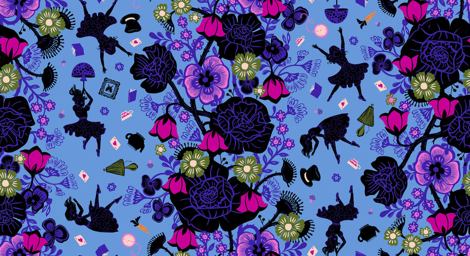 Hello Alice Rabbit Hole Lindley Blue