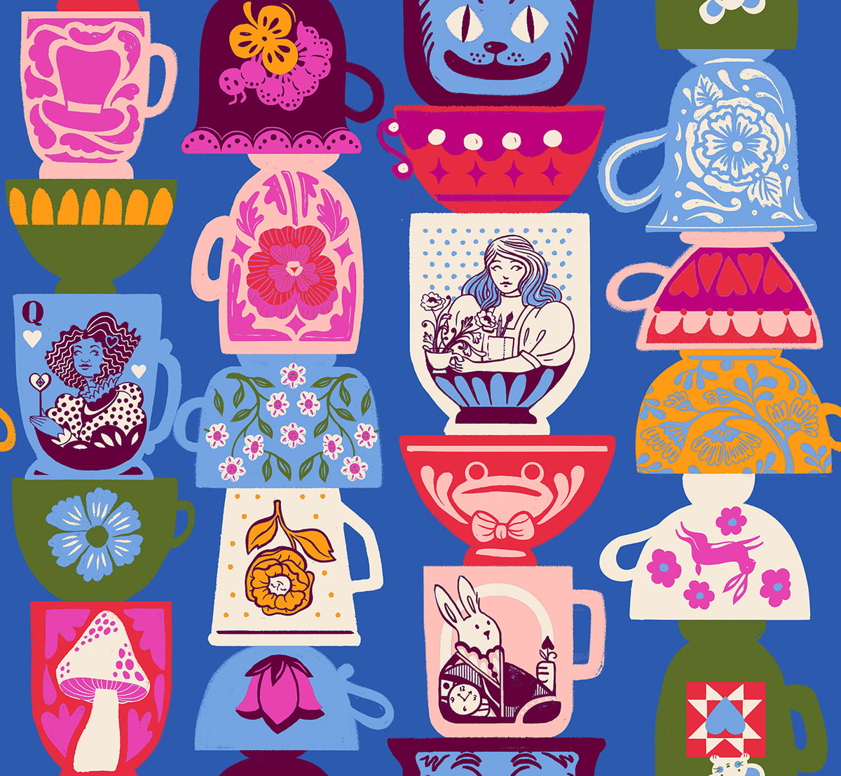 Hello Alice Tea Party Blue Ribbon