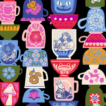 Hello Alice Tea Party Black