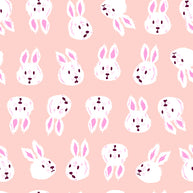 Hello Alice Rushing Rabbit Vintage Pink
