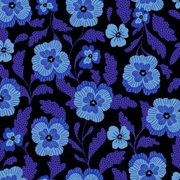 Hello Alice Violets Black