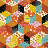 Ooh Lucky Lucky Tumbling Blocks Caramel