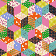 Ooh Lucky Lucky Tumbling Blocks Vivid