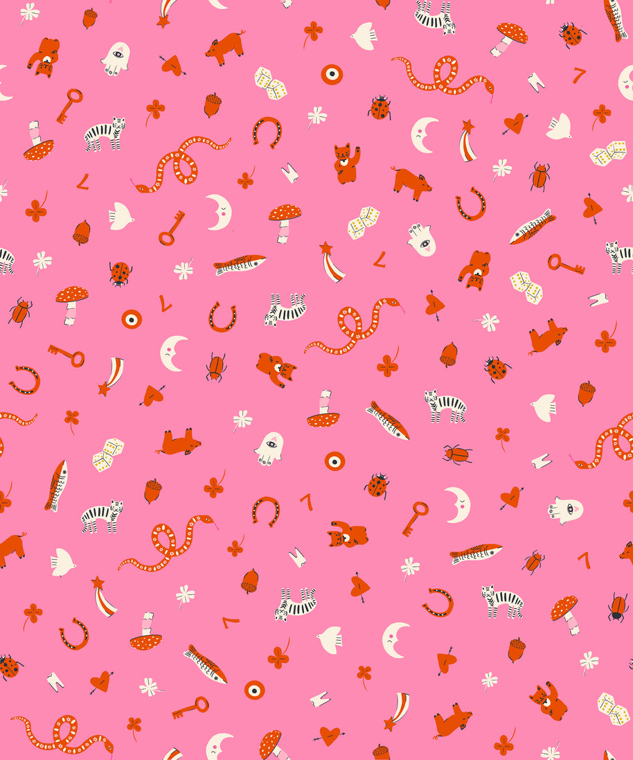 Ooh Lucky Lucky Good Luck Lucky Pink
