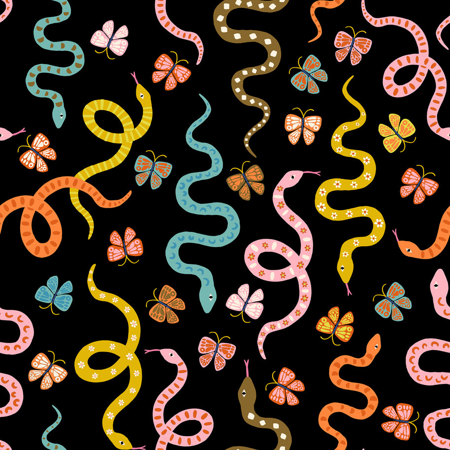 Ooh Lucky Lucky Garden Snake Black