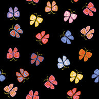 Ooh Lucky Lucky Butterfly Black