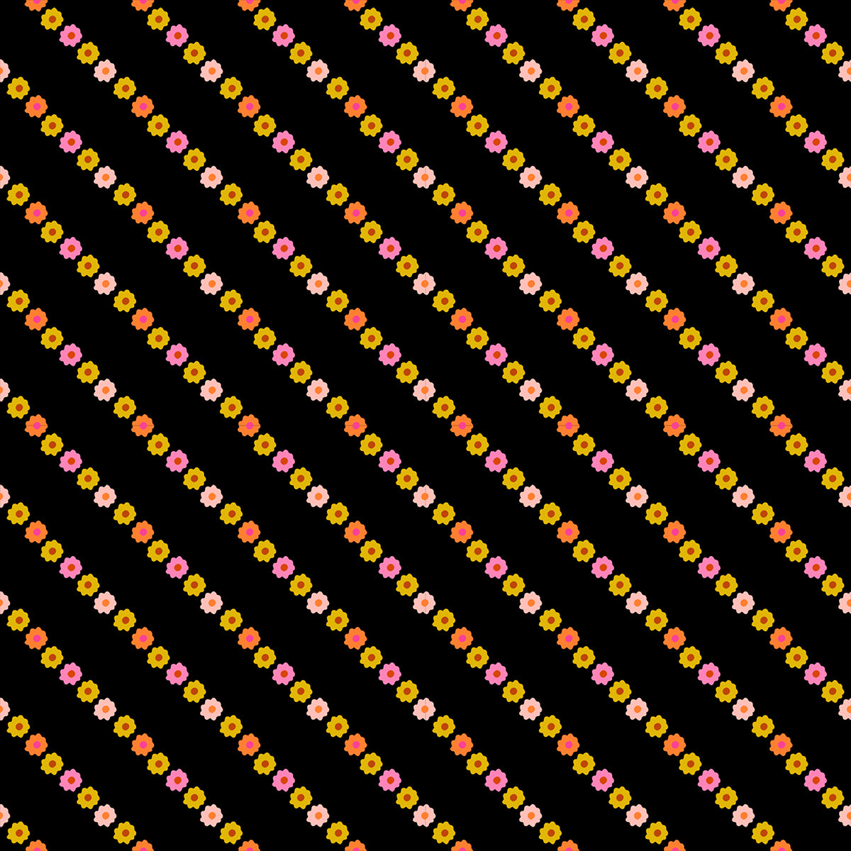 Ooh Lucky Lucky Garland Black