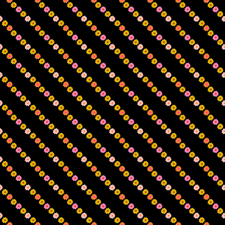 Ooh Lucky Lucky Garland Black