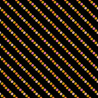 Ooh Lucky Lucky Garland Black