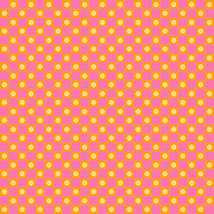 Animal Animal Flower Check Orange