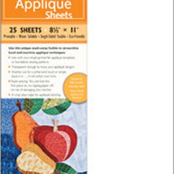 Wash-Away Applique Sheets