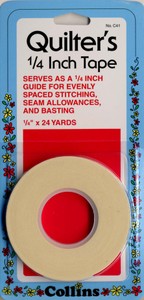 Quilters Tape 1/4in, 24yards
