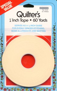 Quilters Tape 1/4in, 60 yards