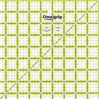 Omnigrip 8.5in x 8.5in Non-Slip Ruler