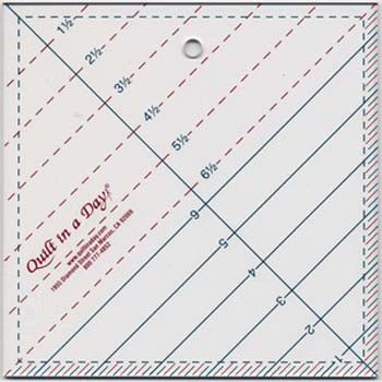 QID 6in Triangle Square Up Ruler