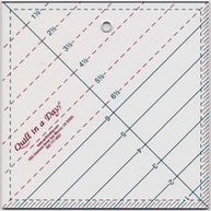 QID 6in Triangle Square Up Ruler