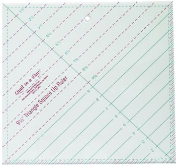 QID 9.5in Triangle Square Up Ruler