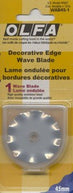 Olfa Wavy Blade 45mm