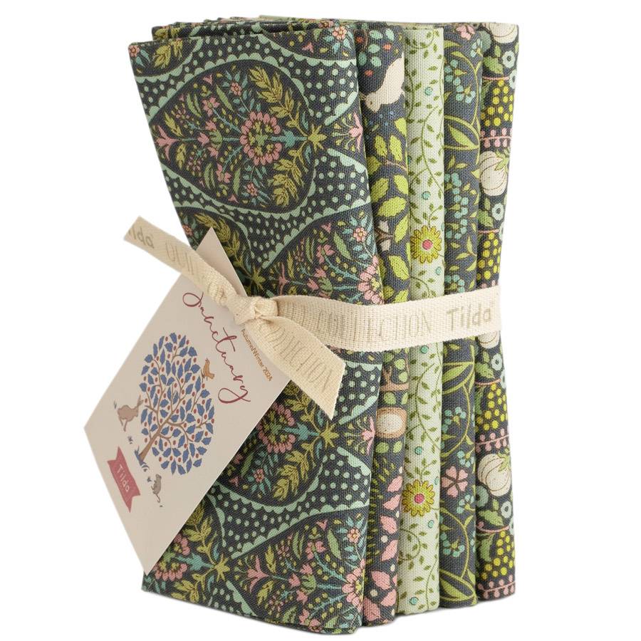 Tilda Fabrics - Sanctuary 5FQ Set Green