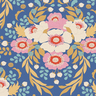 Tilda Fabrics - Anemone Blue 1/2m