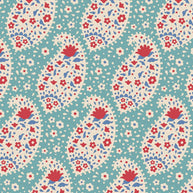 Tilda Fabrics - Teardrop Teal 1/2m